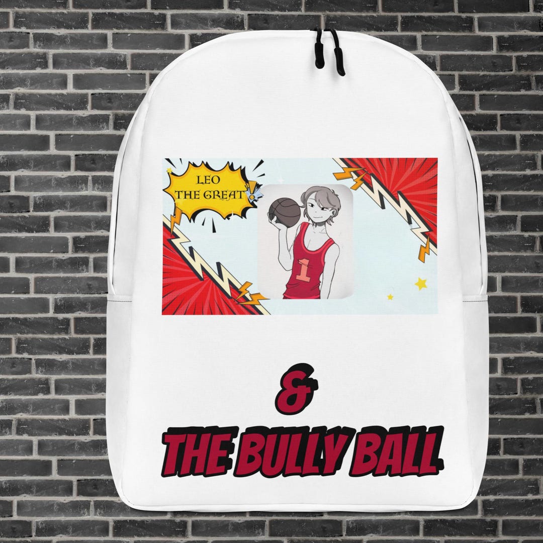 Bully Backpack Rocks Minimalist Backpack (leo the Great! & the Bully Ball) - Etsy