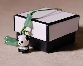 Korean Panda Charm | Cute Handcrafted Keychain & Bag Accessory