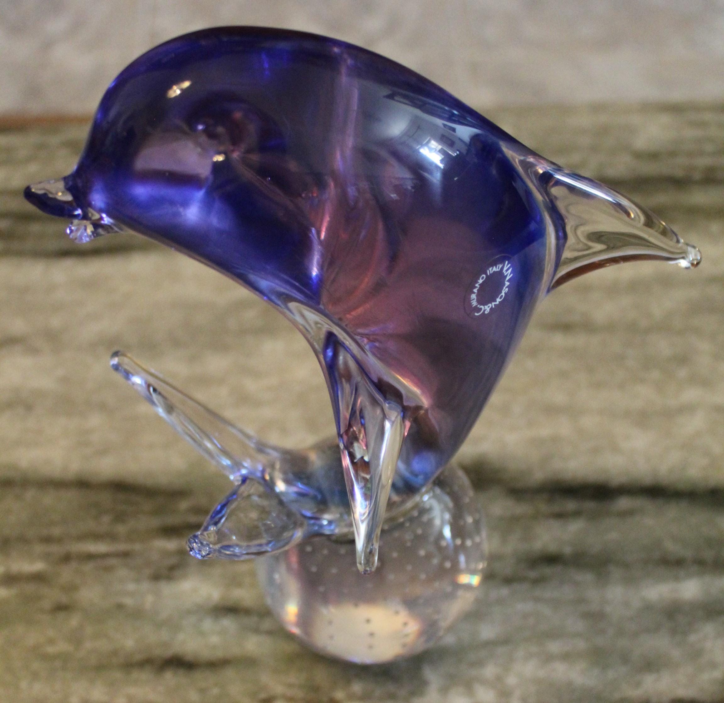 Murano Italy V Nason Dolphin - Etsy
