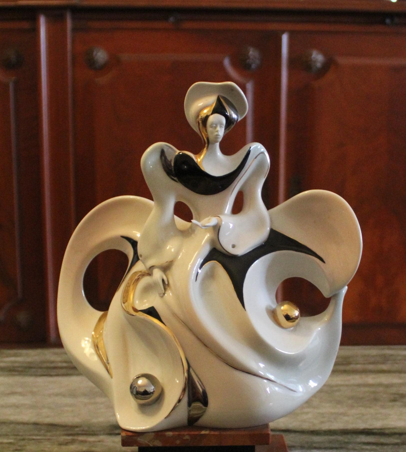 【Galos Porcelain】アールデコ  フィギュリン  スペイン製 Galos Porcelain】アールデコ フィギュリン スペイン製