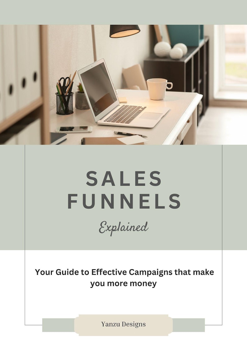 Sales Funnel Ebook MRR PLR  Digital Marketing Guide Social Media Beginners Guide  Marketing Ebook Sales Funnel Guide Increase Product Sales