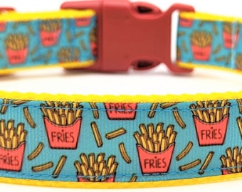 French Fries Dog Collar / French Fry Fast Food