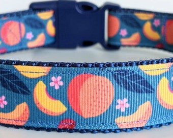 Just Peachy Dog Collar / Peaches Fruit Food