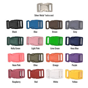 Baseball Stitches Dog Collar / Sports Dog Collar You pick the nylon & buckle colors image 9