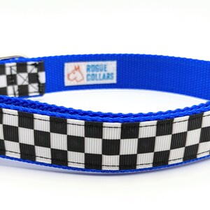 Checkered Flag Dog Collar / Racing / Race Car image 6