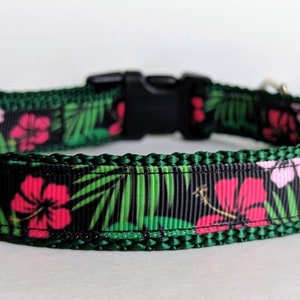 Hawaiian Shirt Dog Collar / Floral Dog Collar / Summer Dog Collar / Beach Dog Collar image 5