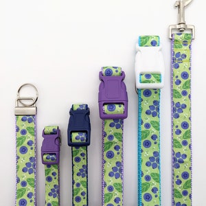 Blueberry Dog Collar / Blueberries Berry Fruit Food image 2