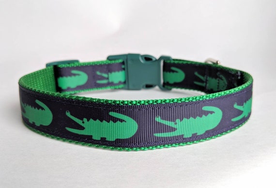 Crocodile dog collar cheap
