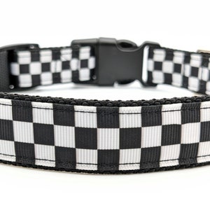 Checkered Flag Dog Collar / Racing / Race Car image 5