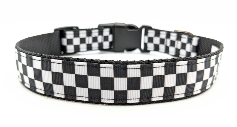 Checkered Flag Dog Collar / Racing / Race Car image 5