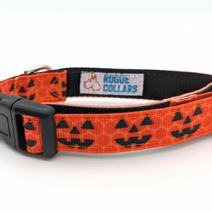 Jack O' Lantern Dog Collar / Pumpkin Dog Collar / Halloween Dog Collar image 4