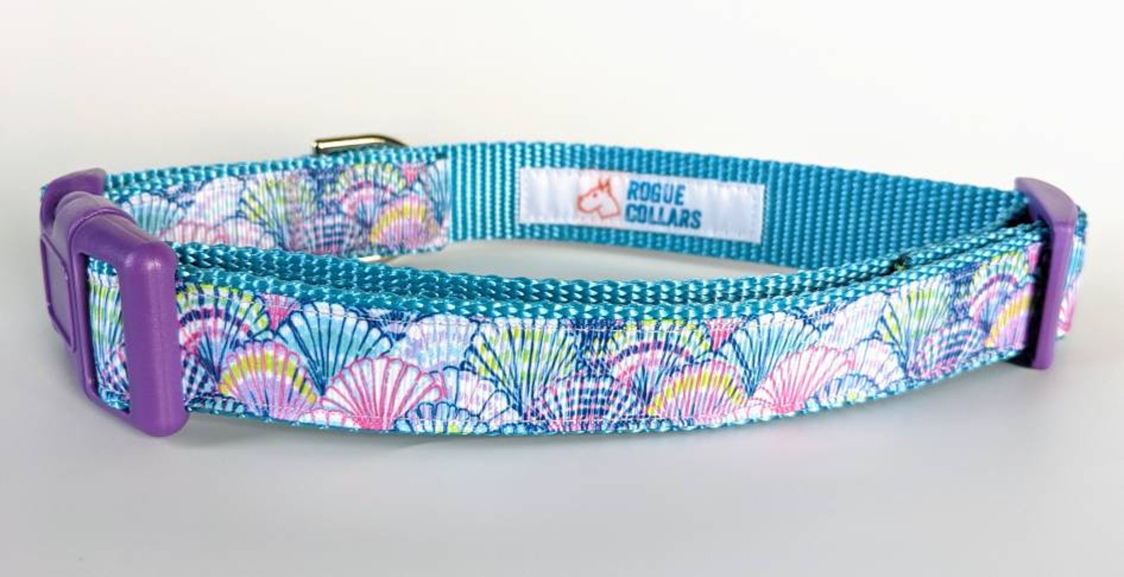 Seashells Dog Collar / Beach Dog Collar / Summer Dog Collar / Etsy
