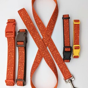 Pumpkin Patch Dog Collar / Fall Dog Collar / Halloween Dog Collar image 2