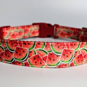 Watermelon Dog Collar / Summer Dog Collar / Food Dog Collar image 6