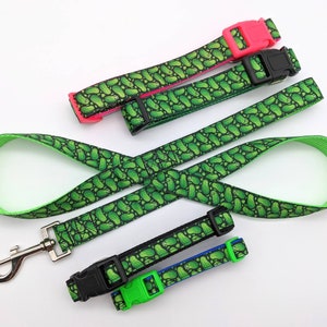 Cool Pickles Dog Collar / Dill Pickle Cucumber Foodie Dog Gift image 7