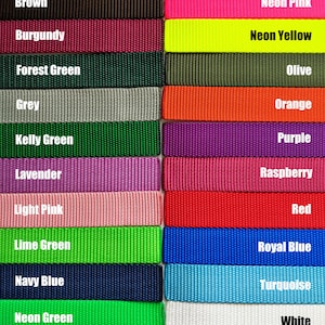 Baseball Stitches Dog Collar / Sports Dog Collar You pick the nylon & buckle colors image 8