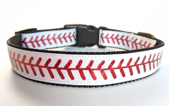 softball dog collar
