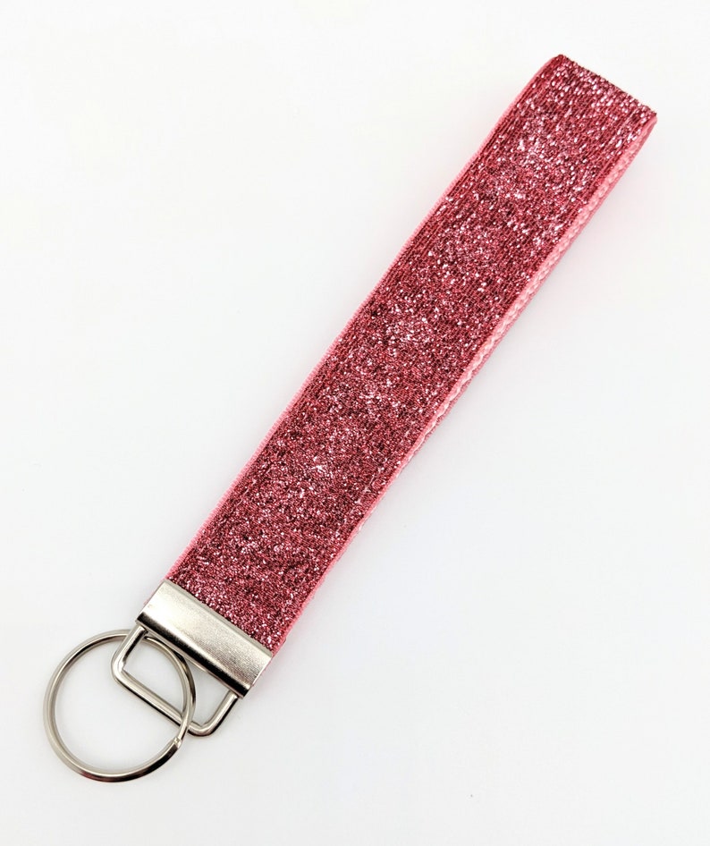 Custom Ribbon Key Fob / Key Chain Holder You pick the design image 4