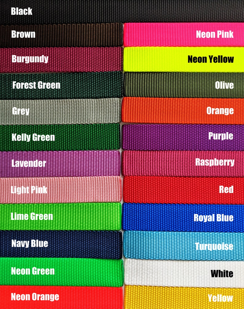 5 Foot Custom Ribbon Leash image 10