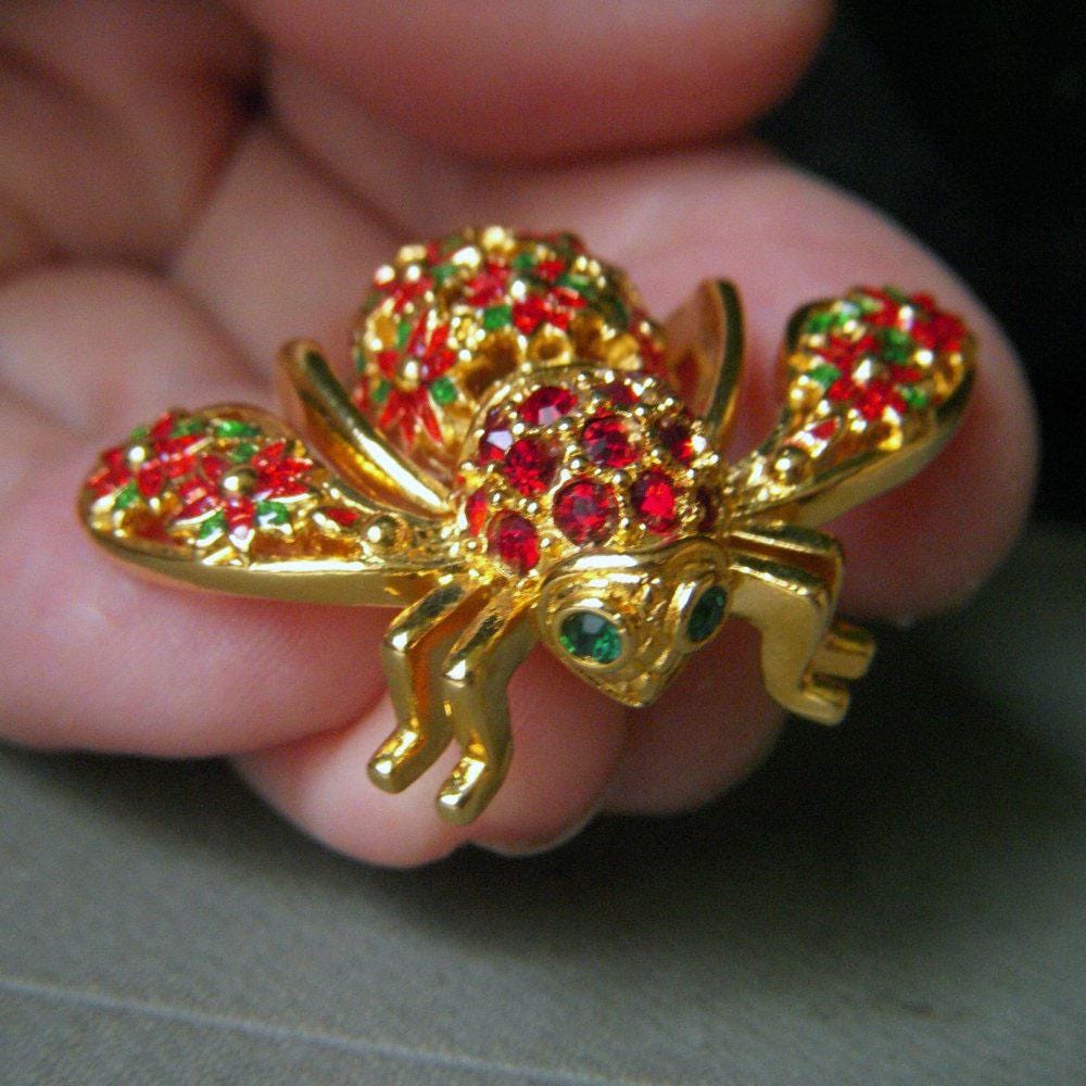 Joan Rivers Brooch - Etsy