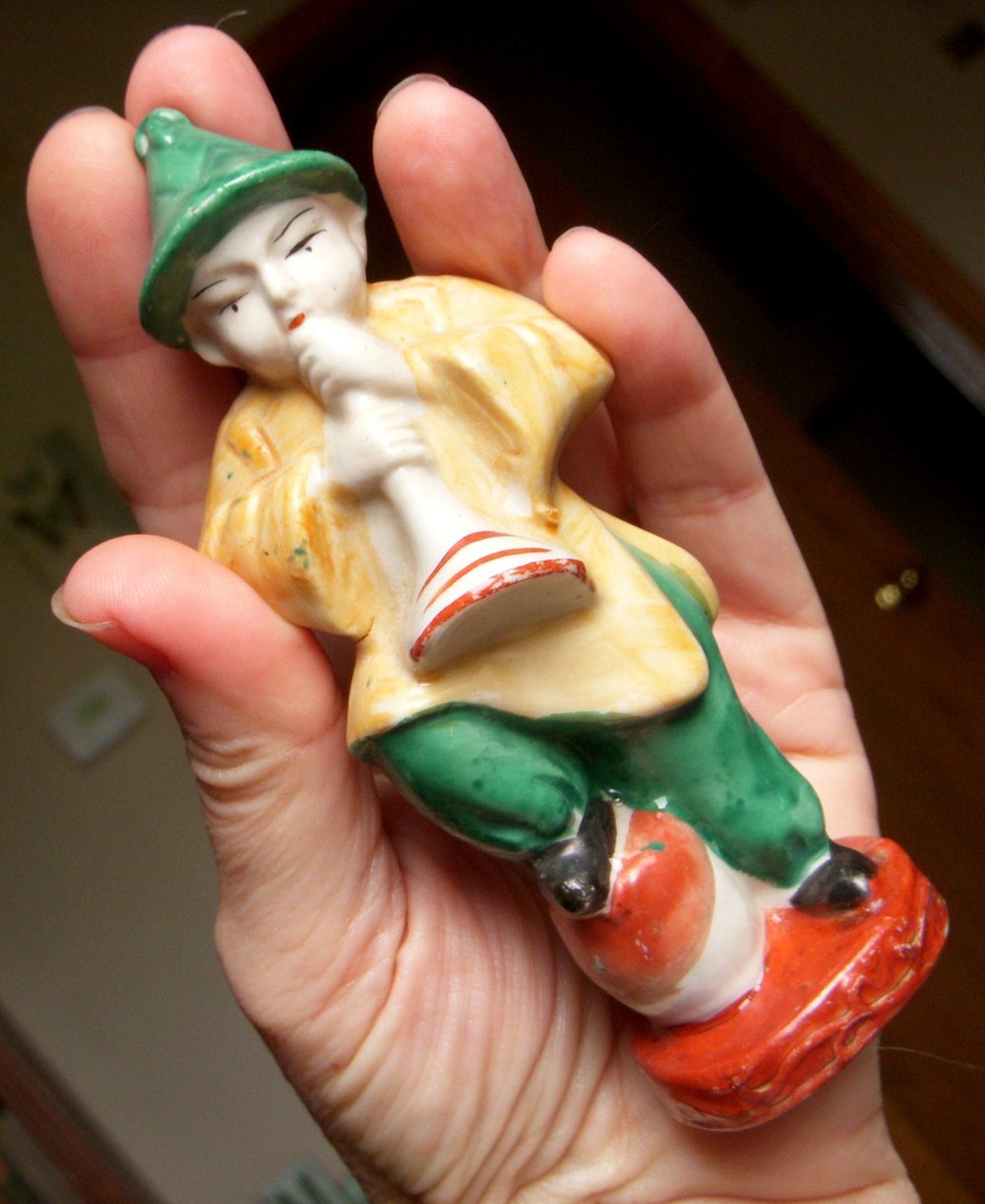 Occupied Japan Figurine Circa 1940's Porcelain Boy Man Etsy