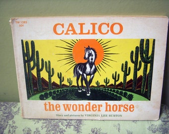 Calico the Wonder Horse, Virginia Lee Burton, Vintage Scholastic 1968 First Printing