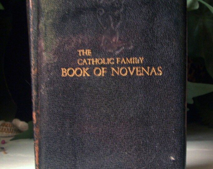 Catholic Family Book of Novenas, Vintage 1956 Illustrated Prayer Book