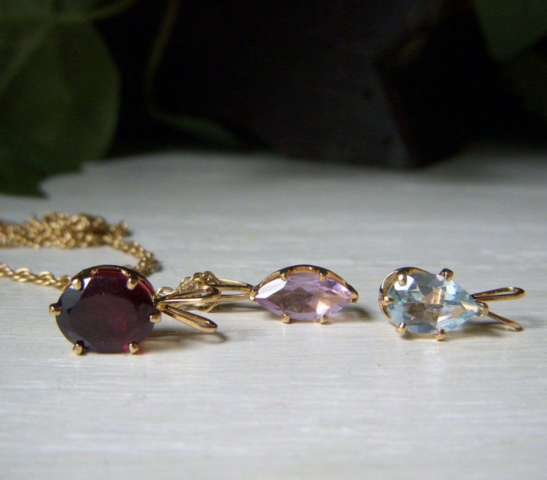 Gemstones necklaces for sale discount