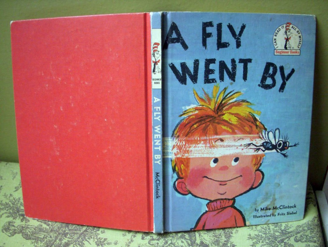 a-fly-went-by-dr-seuss-book-vintage-mike-mcclintock-hardcover