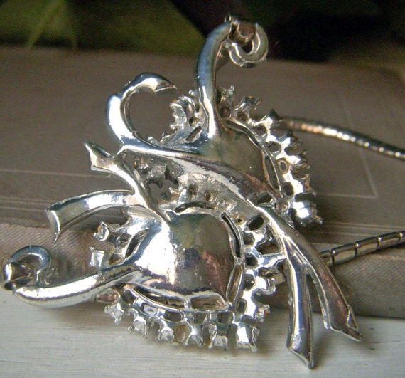 Dazzling Vintage Rhinestone Choker Necklace, Two … - image 5