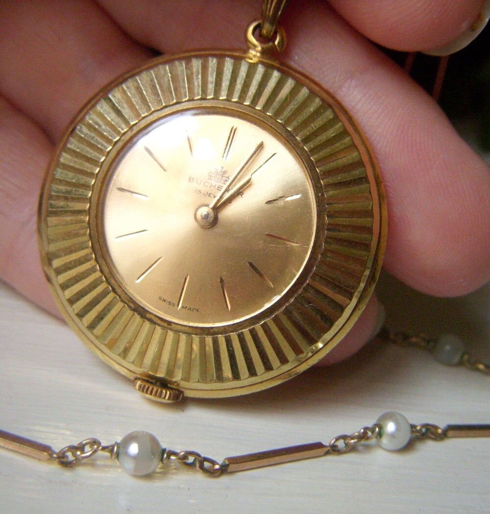 vintage bucherer pocket watch values