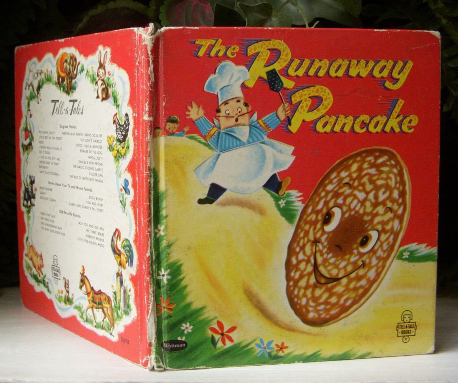 Hard to Find Book The Runaway Pancake Vintage Whitman Etsy