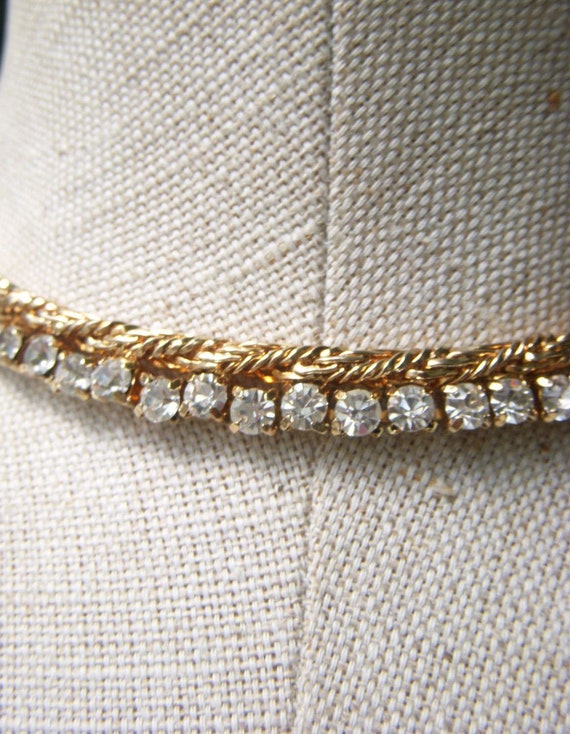 Vintage Volupte Rhinestone Necklace, On Sale, Clea