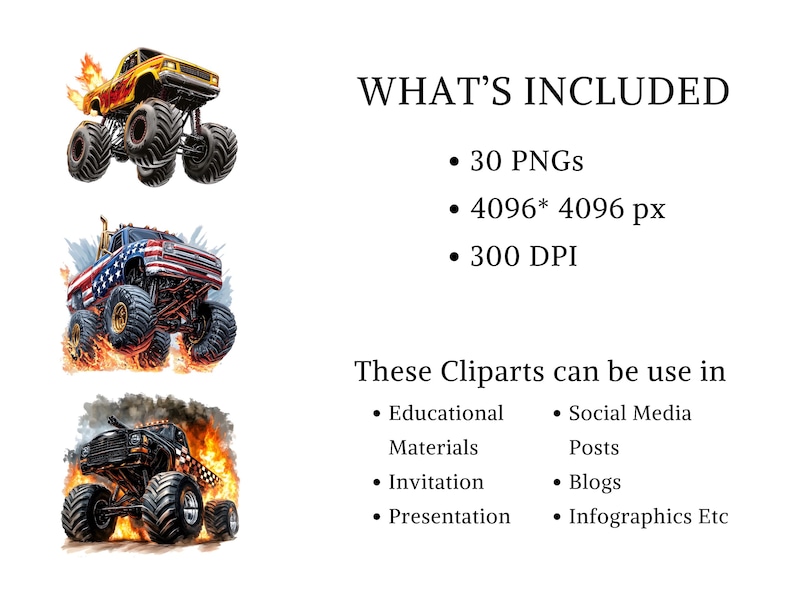 watercolor trucks
monster truck png
truck clipart
monster truck
truck sublimation
racing clipart
monster truck art
offroad png
offroad clipart
extreme vehicle
hot wheels
car clipart bundle
big truck clipart