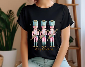 Nutcracker Friends Clipart, Glitter Nutcracker Friends png Clipart, Pink Nutcracker Friend Clipart, Pink Christmas Clipart, Christmas png