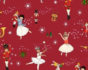 Pre Order Nutcracker Christmas by Belle and Boo for Michael Miller Fabrics - Arriving June/July
