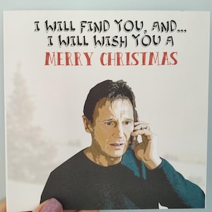 Liam Neeson ha scattato una divertente cartolina di Natale