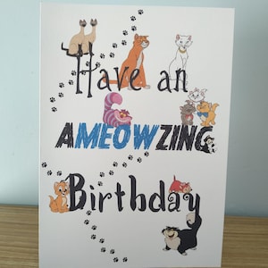 Carte d'anniversaire Ameowzing Cats pour les amoureux des chats