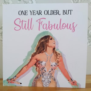 Jennifer Lopez J.Lo-verjaardagskaart: één jaar ouder, maar nog steeds fantastisch
