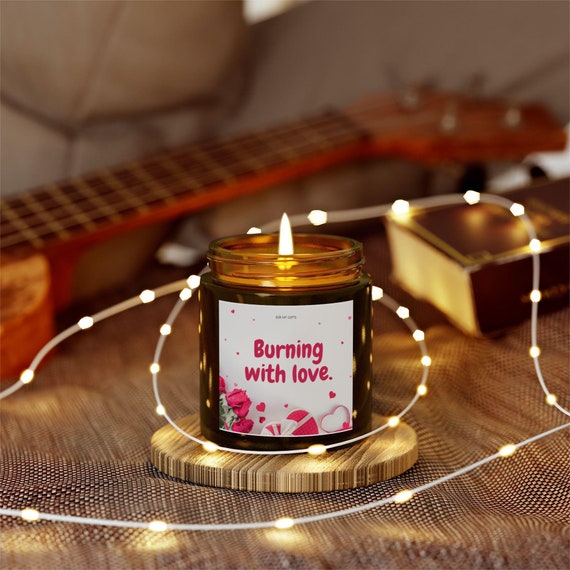 Romantic Love Candle Gift for Valentine Day and Anniversaries