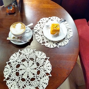 Crochet Coasters, Coasters Set, Cute Coasters, Handmade Coasters, Summer Coasters, Spring Coasters, Round Coasters, Farmhouse Coasters