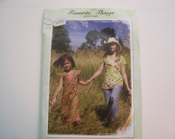 Boutique Top and Dress Pattern  -  Little Prairie Girl  -  Toddlers and Girl s Sizes