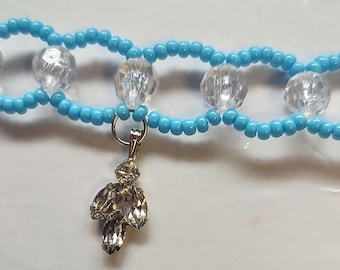 handmade beaded choker necklace