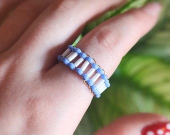 Handgemachter Perlenring