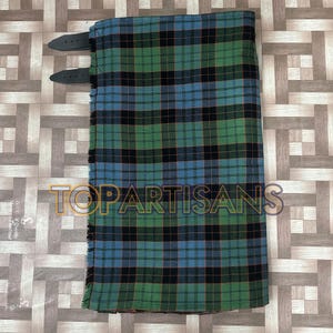 Handgemaakte Clan Stewart-kilt voor heren - Schotse Stewart Old 8 Yard Tartan-kilt - Op maat gemaakt