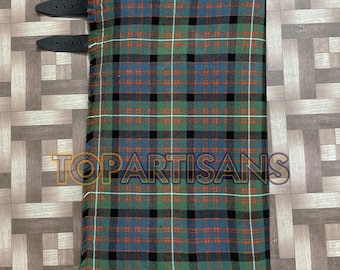 Handmade Clan Macdonell of Glengarry Kilt for Men - Scottish Macdonell of Glengarry Ancient 8 Yard Tartan Kilt - Made to Measure