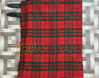 Handmade Clan Livingstone Kilt for Men - Scottish Livingstone 8 Yard Tartan Kilt - Made to Measure