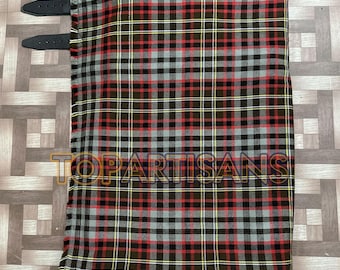 Handmade Clan Cunningham Kilt for Men - Scottish Cunningham Hunting Weathered 8 Yard Tartan Kilt - Made to Measure