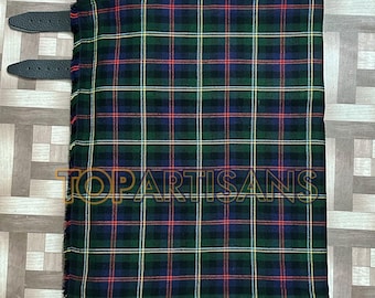 Handgefertigter Clan Malcolm Kilt für Männer - Scottish Malcolm Moderner 8 Yard Tartan Kilt - Maßanfertigung