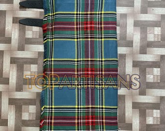 Handmade Clan MacBeth Kilt for Men - Scottish MacBeth 8 Yard Tartan Kilt - Made to Measure